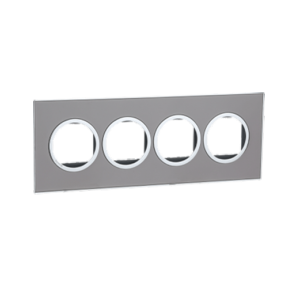 Legrand Arteor 8M Taupe Mirror Cover Plate With Frame, 5763 95